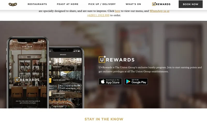 UNION Grup website